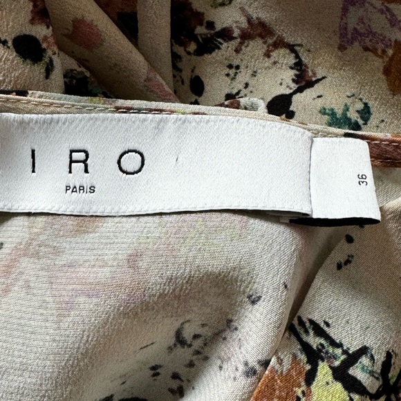 IRO Myla Floral Print V Neck Blouse - Picture 7 of 12